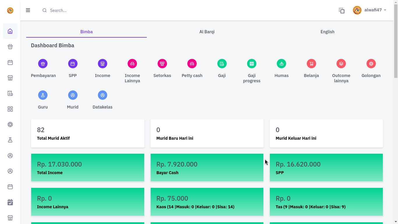 Bimba App project preview